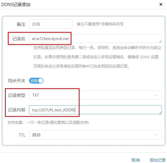 txt-record-update-settings